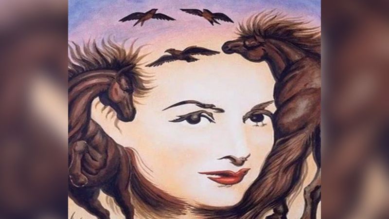 Kişilik testi: Resimde ilk ne gördünüz? Kadın mı, atlar mı, kuşlar mı…