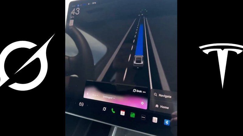 Elon Musk'ın yapay zeka modeli Grok, otomobillere geldi