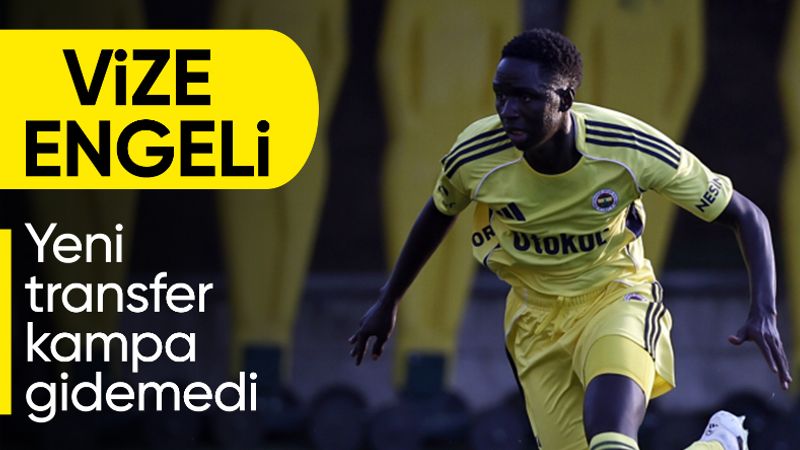 Vize engeli! Fenerbahçe'nin yeni transferi kampa katılamadı