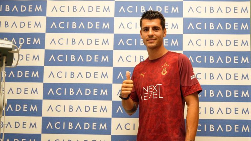 Galatasaray'da Alvaro Morata ve Davinson Sanchez sağlık kontrolünden geçti