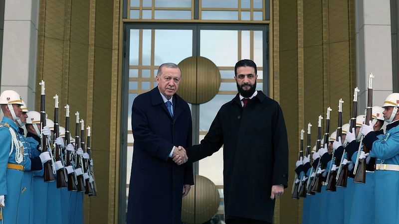 Cumhurbaşkanı Erdoğan, Ahmed Şara ile görüştü