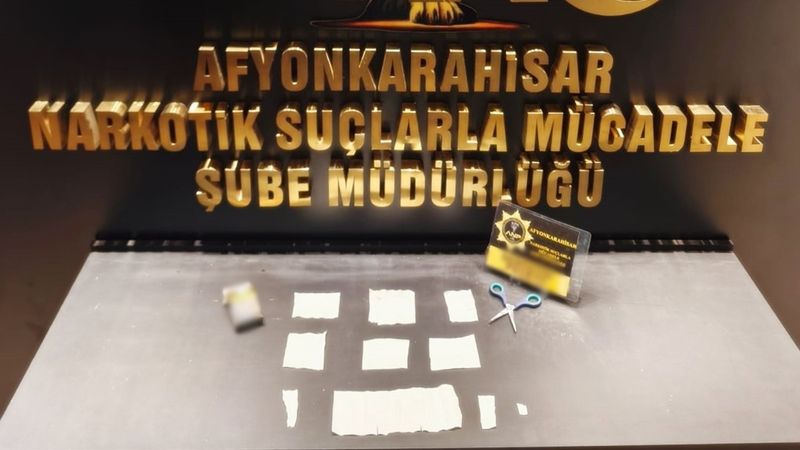 Afyonkarahisar'da uyuşturucu operasyonu düzenlendi