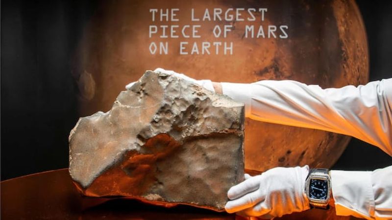 Dünyadaki en büyük Mars kayası 5.3 milyon dolara satıldı