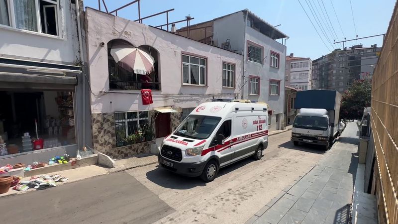 Samsun'da stajyer öğrenci 3 metre yükseklikten düştü