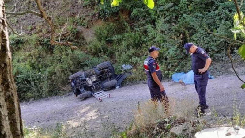 Kastamonu'da devrilen ATV'deki 1 kişi yaşamını yitirdi
