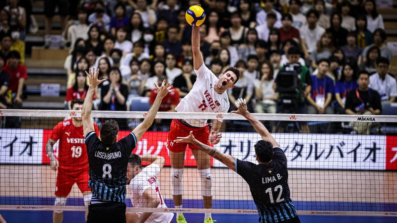 A Milli Erkek Voleybol Takımı, Arjantin'e mağlup oldu