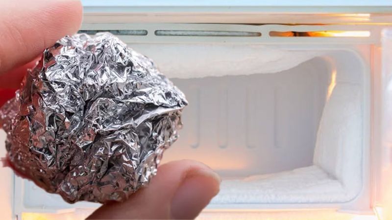 Buzluğa alüminyum folyo koyun, bakın ne oluyor