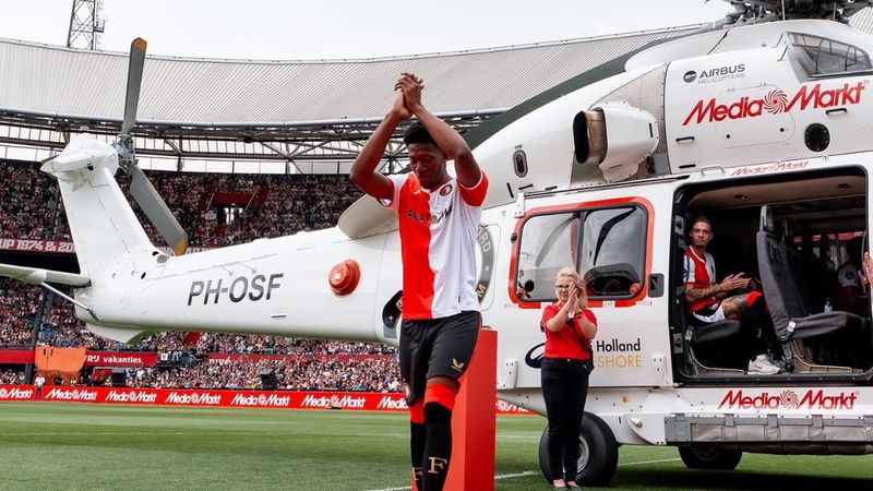 2 sene önce Türkiye'ye öğrenci olarak gelmişti: Feyenoord'un stadına helikopterle indi