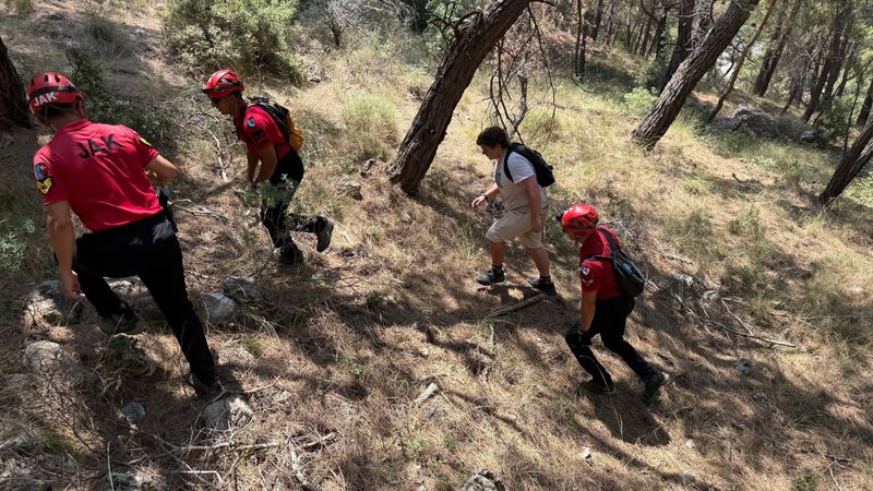 Muğla'da kaybolan Rus turist ormanda bulundu
