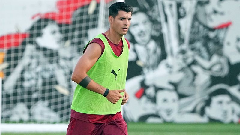 Victor Osimhen transferi sonrası Alvaro Morata'ya veda ediliyor