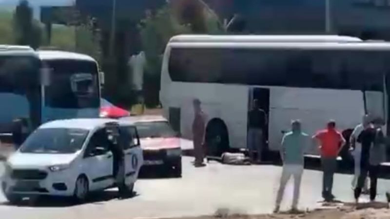 Kütahya’da işçi servisi tankere çarptı: 35 yaralı