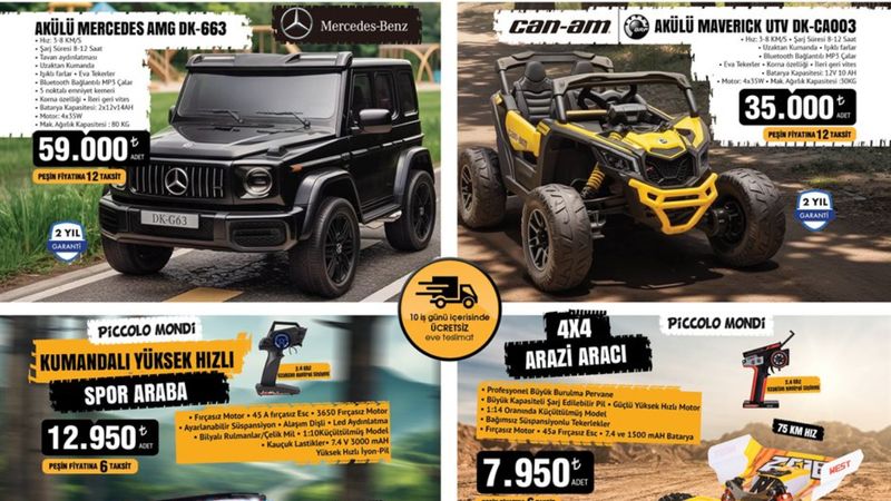 G kasa hayali BİM'de! Akülü Mercedes AMG getirdi: İşte fiyatı