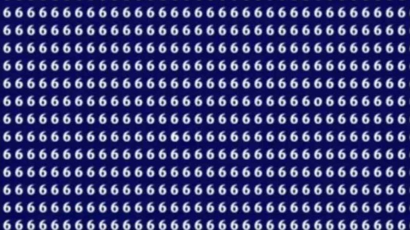 İllüzyona Hazır Olun! 6’ların Arasında Saklanan 0’ı Kimse Bulamıyor