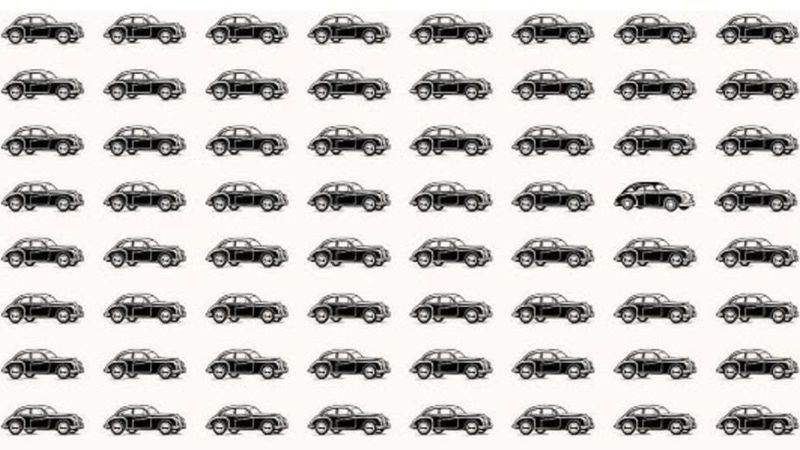 Odak testi: Farklı olan araba hangisi? Süre başladı...