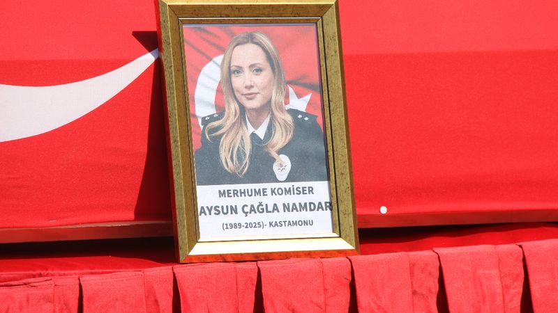 Kayseri'de kazada hayatını kaybeden komiser için tören