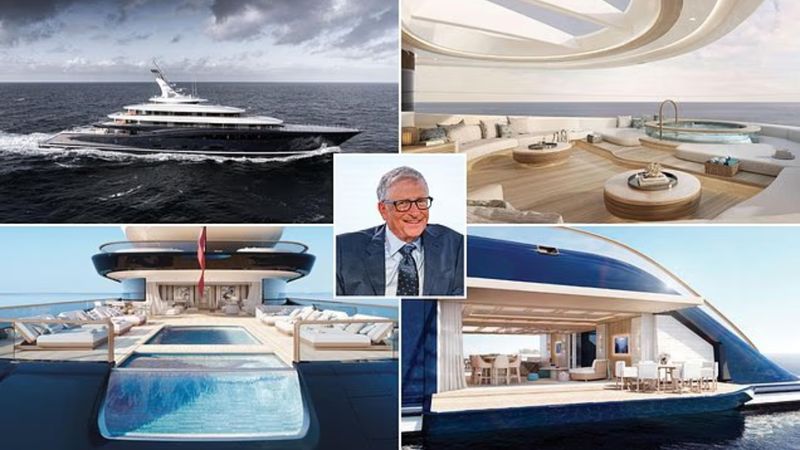 Bill Gates'in 645 milyon dolarlık gizli süper yatı satışa çıkıyor