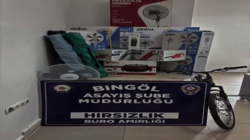 Bingöl’de çaldığı ürünleri internet üzerinden sattı