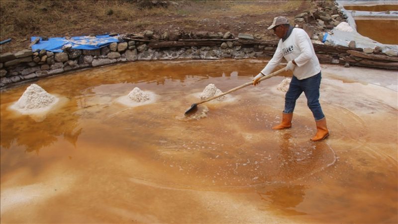 Sivas'ta çıkartılan 'altın tuz'u ünlü şefler tercih ediyor