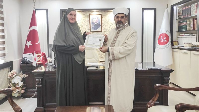 Batman'da Rus vatandaşı kadın, Müslüman oldu