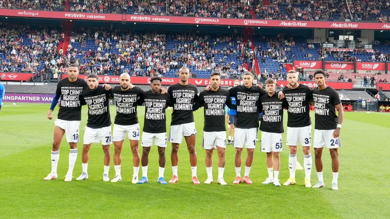 Fenerbahçeli futbolculardan İsrail'e tepki