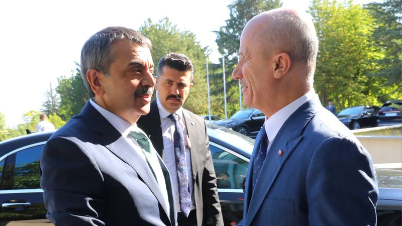 Bakan Tekin'den YÖK Başkanı Özvar’a 'hayırlı olsun' ziyareti