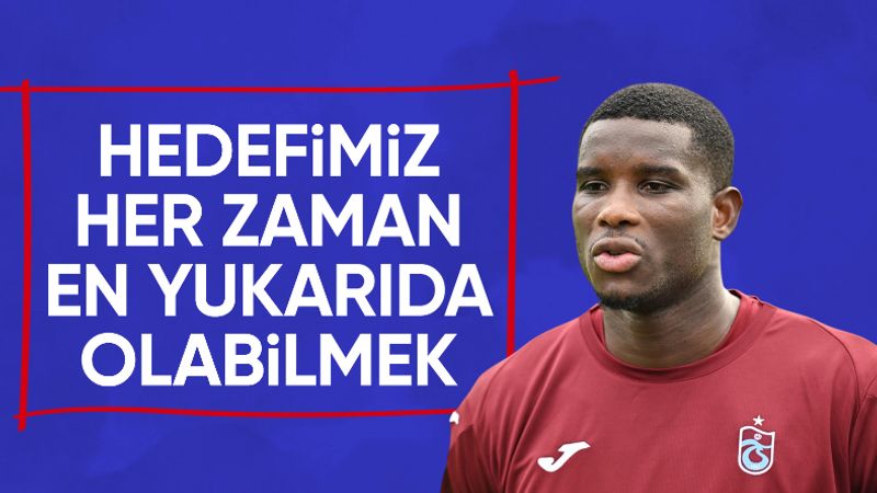 Paul Onuachu, hedeflerini açıkladı