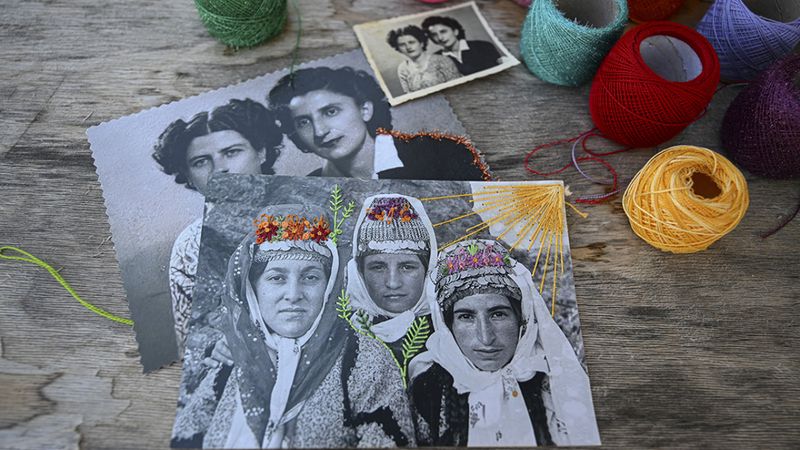 'Kimsesiz' fotoğraflara nakışlı dokunuşlar