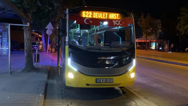 Bursa'da otobüs şoförü 'dur' ihtarına uymadı: Alkollü çıktı