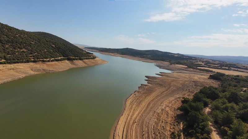 Edirne'de barajın su seviyesi yüzde 1'in altına düştü: Belediye tasarruf çağrısı yaptı