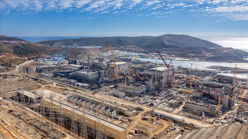 Akkuyu Nükleer Güç Santrali'nin 2026'da devreye alınması planlanıyor