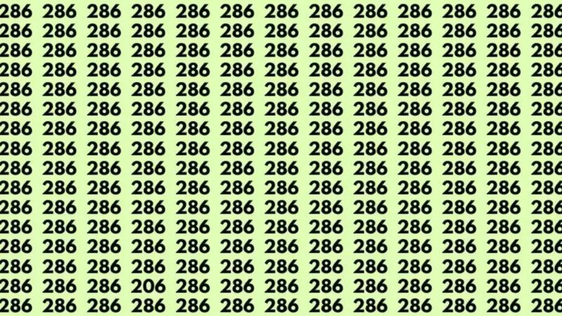 Farklı sayı ne? Resimdeki farklı sayıyı 6 saniyede bulanlar dahi sayılıyor!