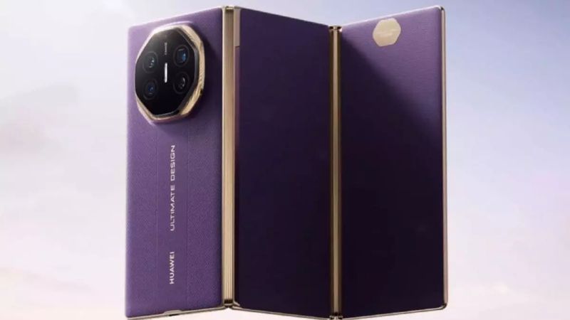 Üçe katlanan akıllı telefon Huawei Mate XTs tanıtıldı