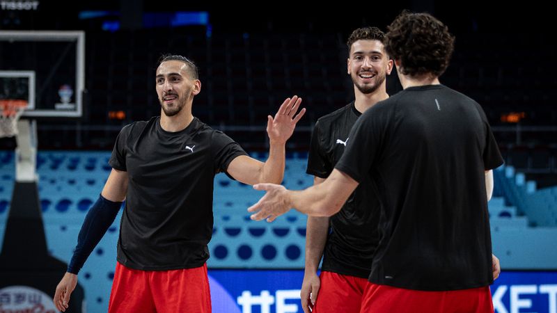 A Milli Basketbol Takımı, İsveç müsabakasına hazır