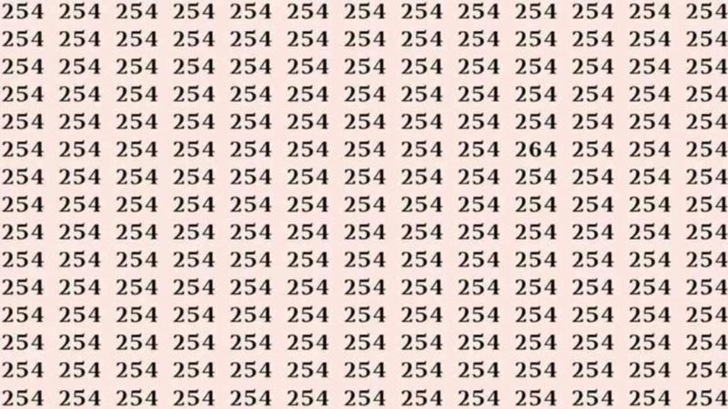 Farklı sayı nerede? İnsanların %90'ı resimdeki farklı sayıyı bulamıyor...