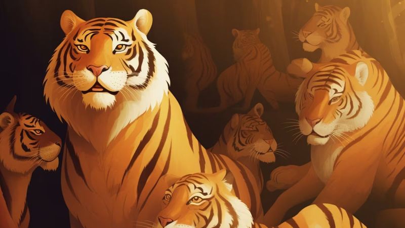 Yanıltıcı İllüzyon: Resimde Kaç Kaplan Var, Doğru Tahmin Edin!