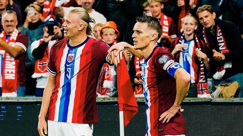 Norveç evinde Moldova'yı 11 golle geçti