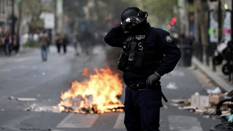 Fransa’da Macron karşıtı protestolarda 540 kişi gözaltına alındı