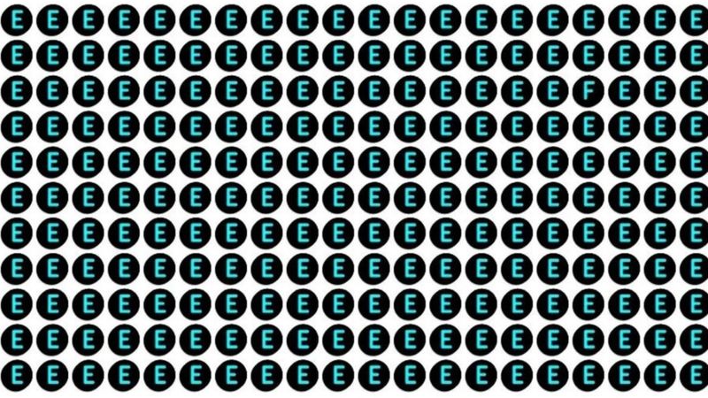 Farklı harf nerede? Farklı harfi 5 saniyede bulanlar üstün zekalı kabul ediliyor...