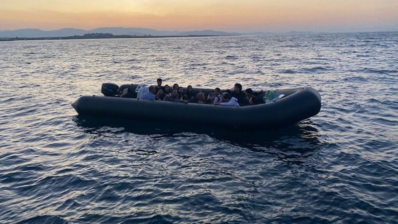 Aydın’da denizde 20 kaçak göçmen kurtarıldı