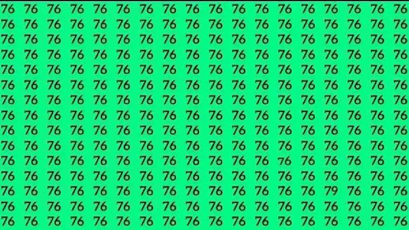 Resimdeki farklı sayıyı 6 saniyede bulanların IQ'su en az 130 çıkıyor