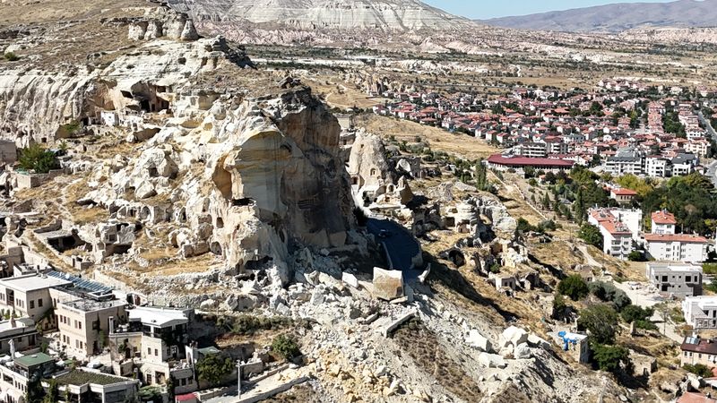 Kapadokya’da kaya kütlesi düştü