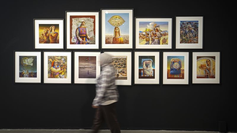 Filistinli sanatçıların eserleri, İstanbul'da sergileniyor