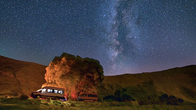Bitlis’te doğa ve gökyüzü buluşması