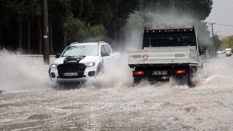 Fethiye’de metrekareye 107 kilogram yağış düştü