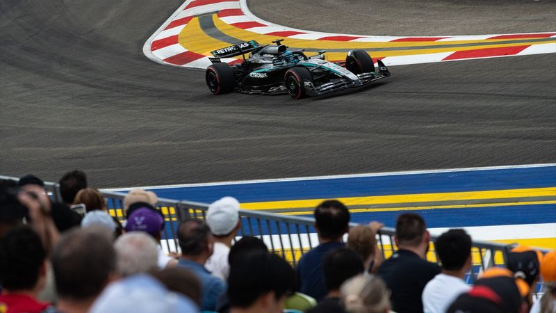 Formula 1'de Singapur Grand Prix'sinin galibi George Russell!