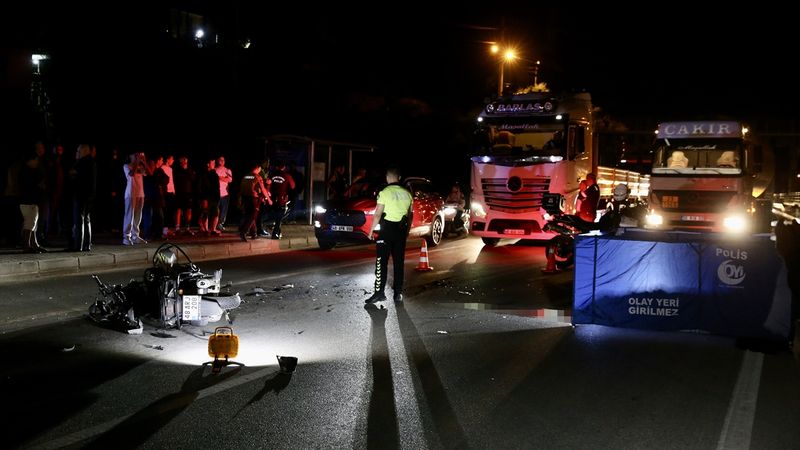 Muğla'da iş makinesiyle çarpışan motosikletin sürücüsü öldü