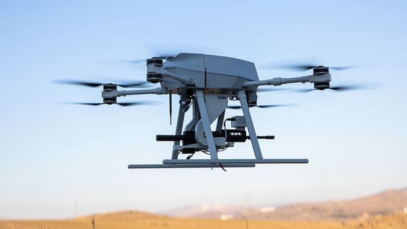 Alman polisi tehdit teşkil eden drone'ları düşürebilecek