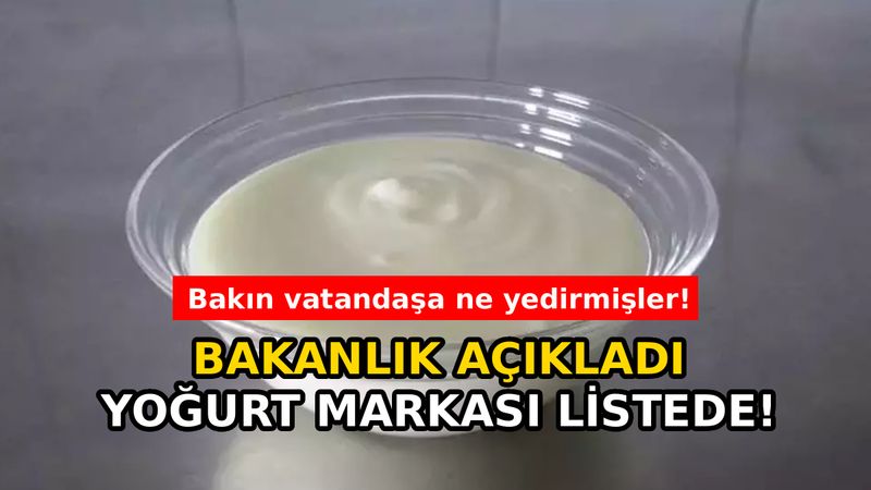 Bakanlık yeni ifşa listesini açıkladı: Yoğurdun içinden bakın ne çıktı