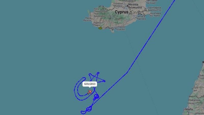 Türk SİHA’sı Gazze’deki ateşkesin ardından Akdeniz'de ay-yıldız çizdi