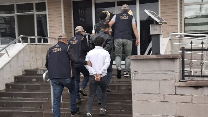 Kırıkkale'de PKK propagandası yapan 3 yabancı uyruklu yakalandı